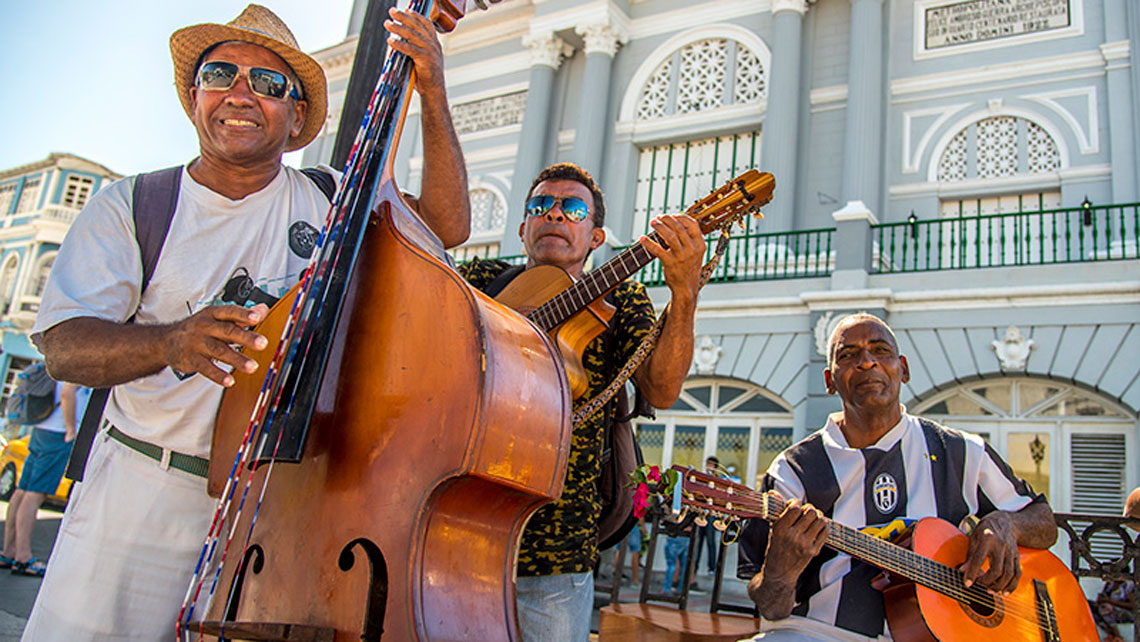 Musical ensemble on the street