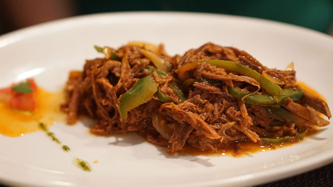 A dish of Ropa Vieja