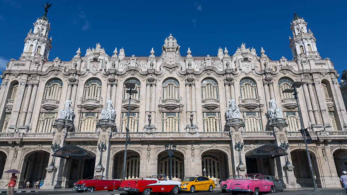 Facade of Grand Theatre of Havana Alicia Alonso