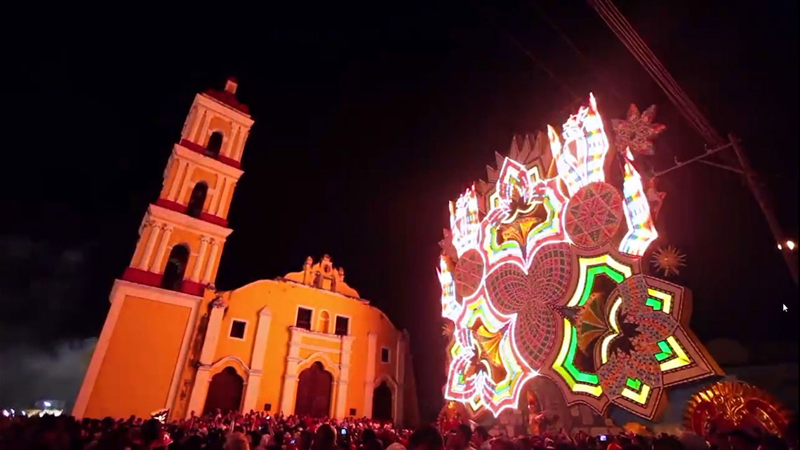 The traditional Parrandas in Remedios