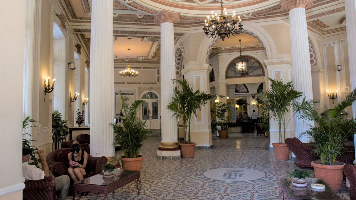 Interior of Hotel Plaza