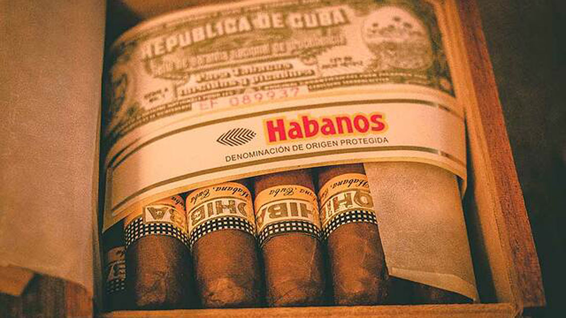 A box of Cohiba cigars with their official Habanos Denomination of Origin paperwork