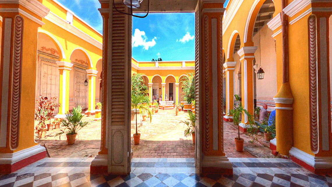 Courtyard of Municipal Museum in Trinidad