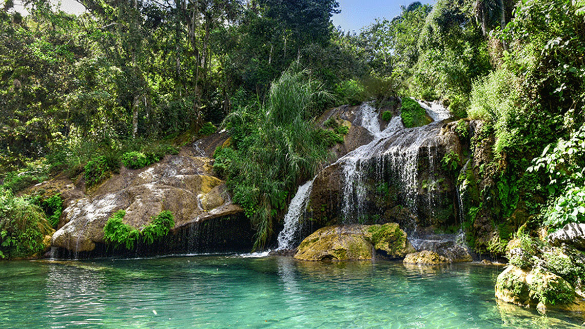 Waterfalls in the Escambray Mountain Range