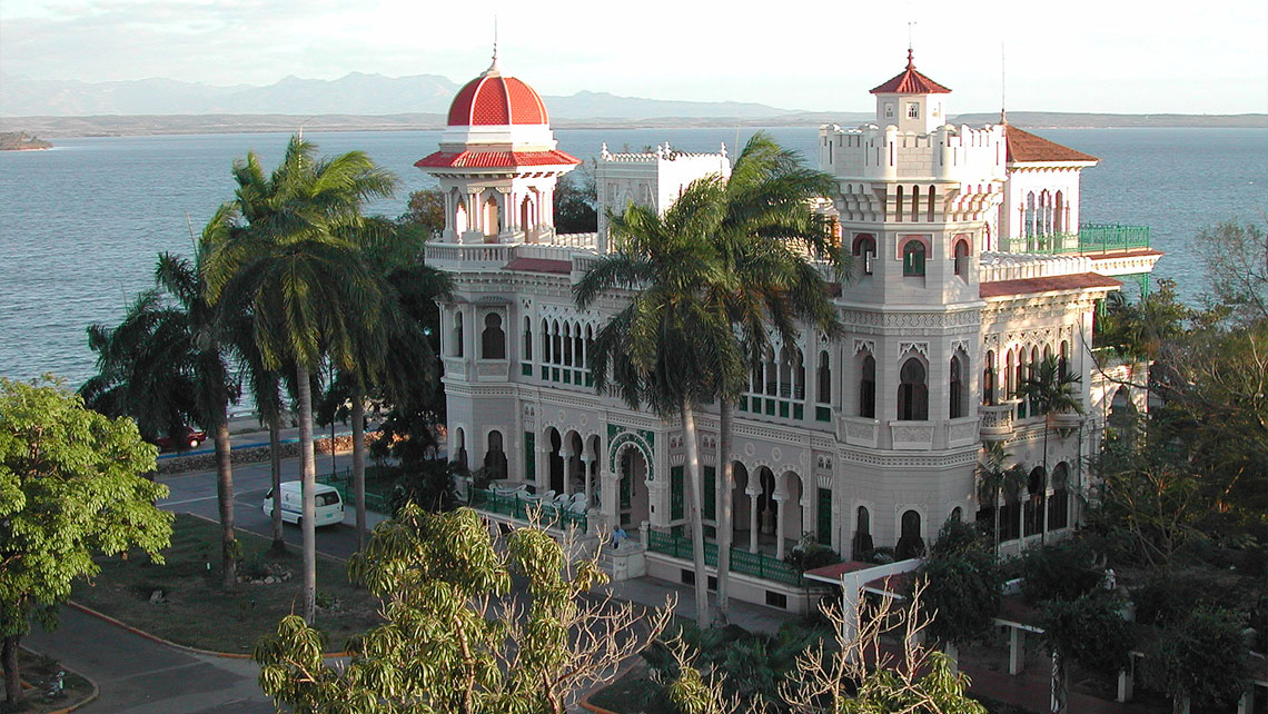 Palacio del Valle viewed from Hotel Jagua, Cienfuegos
