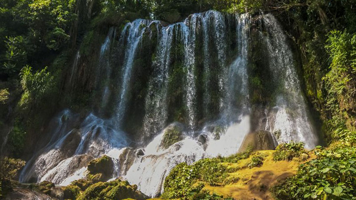 El Negro waterfall in El Nicho