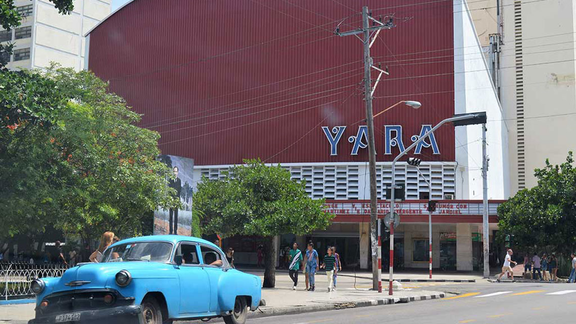 Yara cinema on the famous corner 23 y L in Vedado, Havana 
