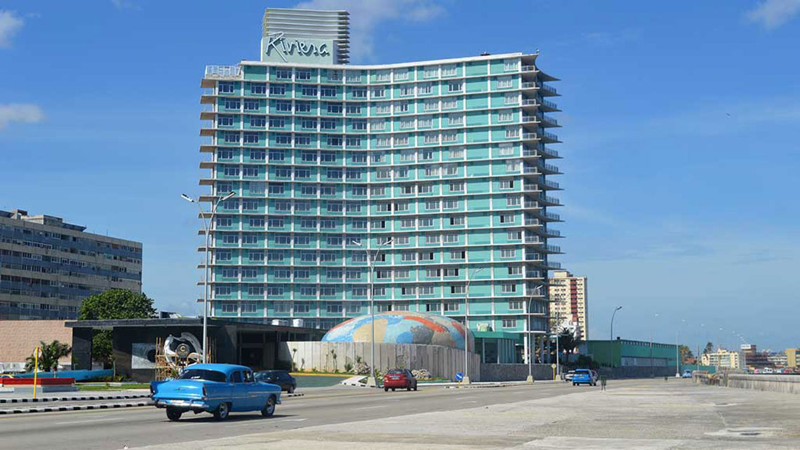Riviera Hotel seen from Malecon avenue