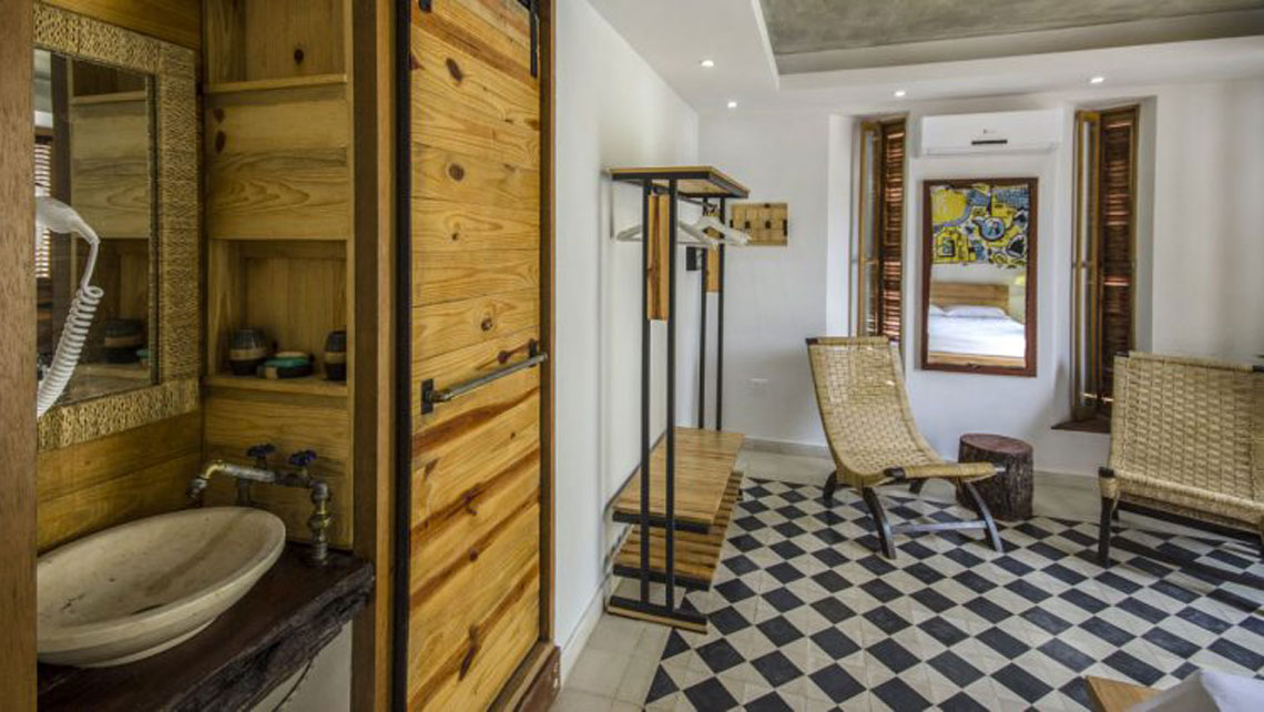 Interiors of casa particular Residencia Santa Clara