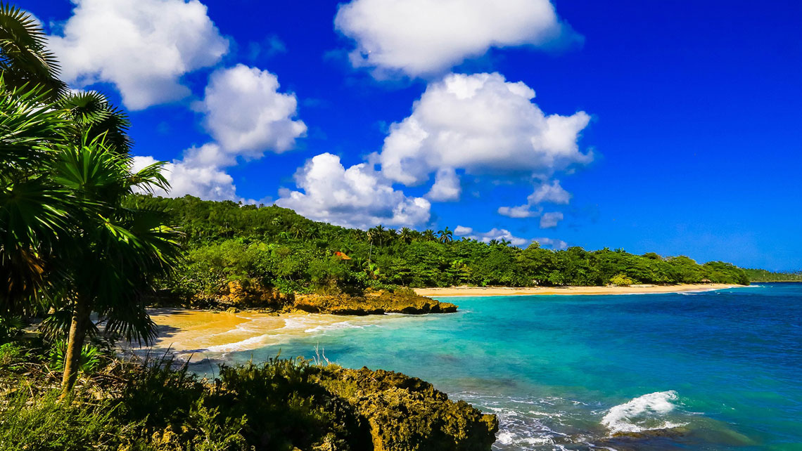 Beautiful coastline in Baracoa Cuba