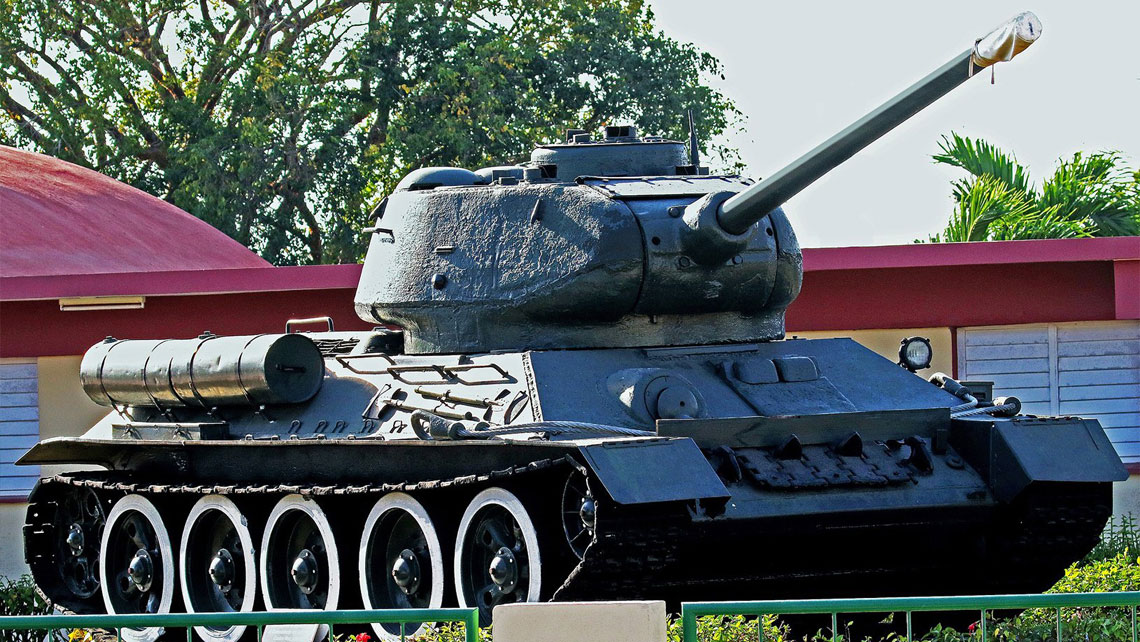 Tank in Museum of Revolution, Havana
