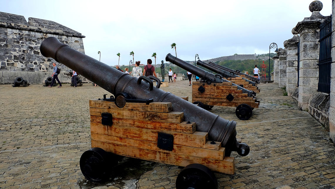 Old cannons in the Castle of the Royal Force, Havana