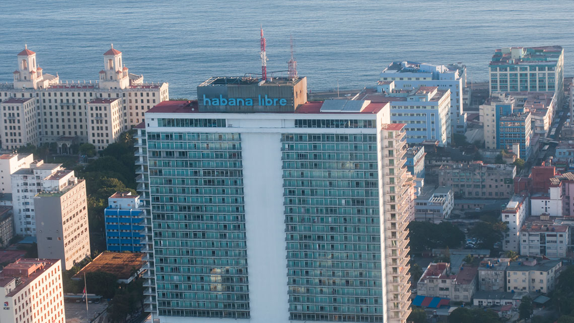  View of Habana Libre hotel located in El Vedado neighborhood