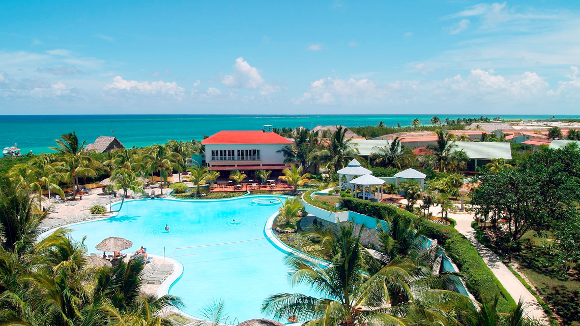 Panoramic view of hotel Melia Cayo Coco