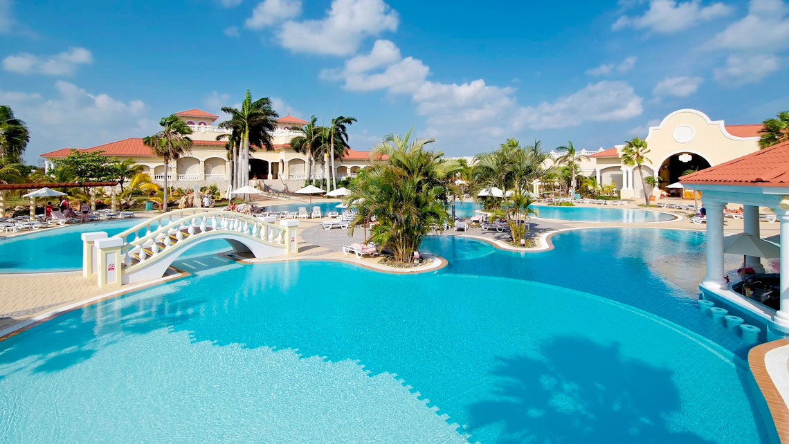 Panoramic view of the Paradisus Princesa del Mar one of the premier hotels in Varadero