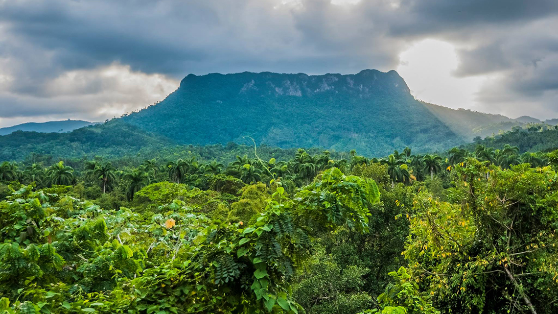 El Yunque, one of the mountains that surrounds Baracoa