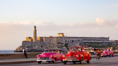 First tourists arriving in Cuba after recent reopening